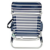 Silla de camping Nora (L x An x Al: 57 x 67 x 85 cm, Azul/Blanco, Aluminio/Textiline) | BAUHAUS