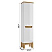 Hochschrank Space System (B x T x H: 40 x 32 x 173 cm, Weiß/Eiche, Glänzend) | BAUHAUS