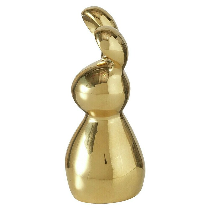Boltze Dekofigur Hase Daggy (L x B x H: 3,7 x 9 x 8,5 cm, Gold) | BAUHAUS