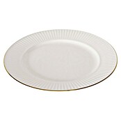 Boltze Teller Kelly (Keramik, Weiß,Gold, Durchmesser: 20 cm) | BAUHAUS