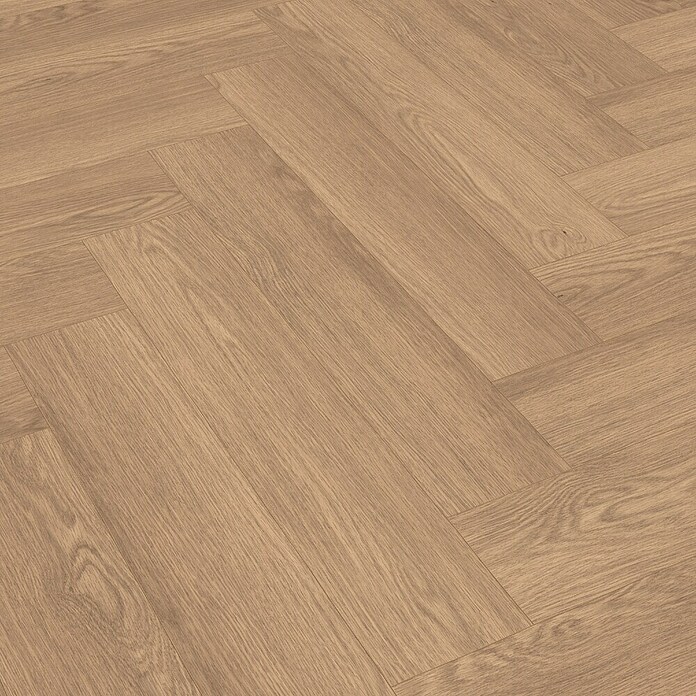Egger Laminat NatureSense Herringbone (Baronia Eiche braun, Fischgrät, 840 x 168 x 8 mm) | BAUHAUS