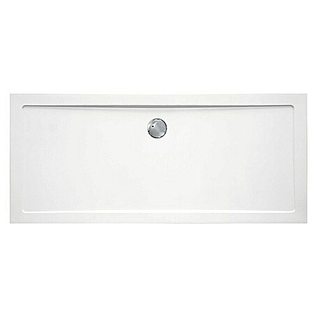 Sanotechnik Duschwanne SMC (L x B: 120 x 80 cm, Verbundwerkstoff, Weiß)