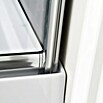 Sanotechnik Quickline Komplettdusche Trend (Gerade, 80 x 120 x 210 cm, Schwarz/Silbergrau)