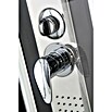 Sanotechnik Quickline Komplettdusche Trend (Gerade, 80 x 120 x 210 cm, Schwarz/Silbergrau)