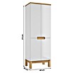 Hochschrank Space System (B x T x H: 60 x 46 x 173 cm, Weiß/Eiche, Glänzend) | BAUHAUS