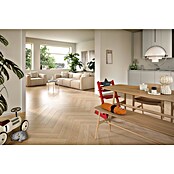 Egger Laminat NatureSense Herringbone Baronia Eiche sand (Baronia Eiche sand, Fischgrät, 840 x 168 x 8 mm) | BAUHAUS