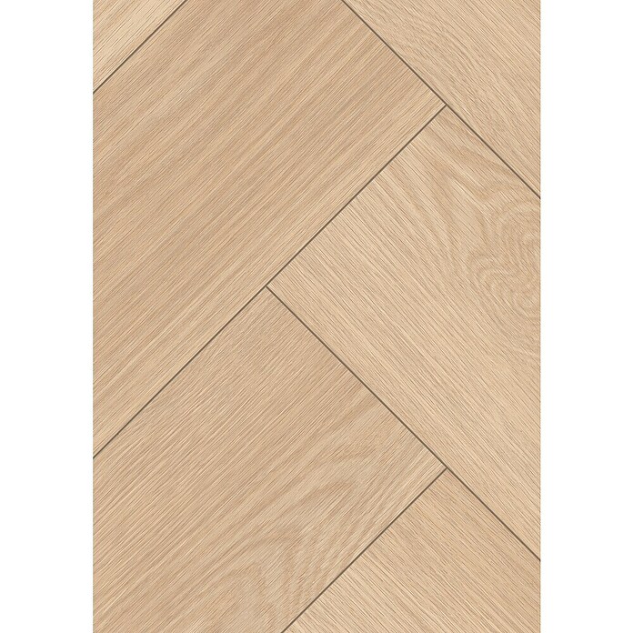 Egger Laminat NatureSense Herringbone Baronia Eiche sand (Baronia Eiche sand, Fischgrät, 840 x 168 x 8 mm) | BAUHAUS