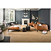 Egger Laminat NatureSense Herringbone Casella Eiche natur (Casella Eiche natur, Fischgrät, 840 x 168 x 8 mm) | BAUHAUS