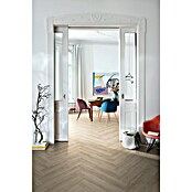 Egger Laminaat NatureSense Visgraat Newport Eiken Creme (Visgraat, 840 x 168 x 8 mm) | BAUHAUS