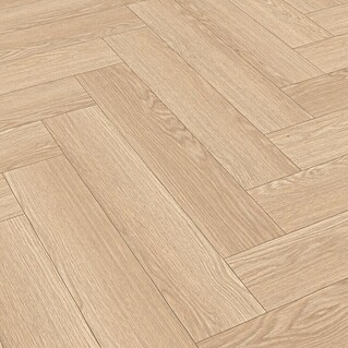 Egger Laminat NatureSense Herringbone Baronia Eiche sand (Baronia Eiche sand, Fischgrät, 840 x 168 x 8 mm)