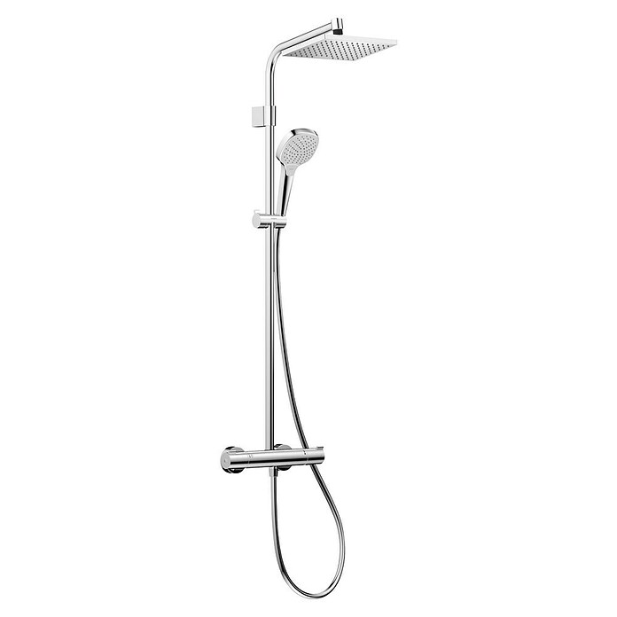 Hansgrohe Duschsystem Moventa E 230 + JBL Box GRATIS (Anzahl Strahlarten: 1 Stk., Chrom) | BAUHAUS