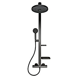 Ideal Standard Set za nadglavno prho Alu+ (Črna, Premer nadglavne prhe: 26 cm)