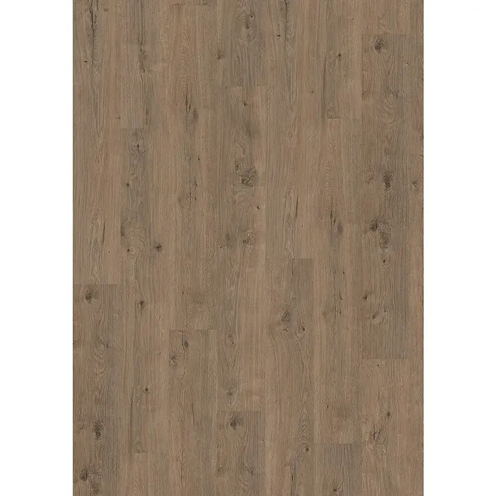 Egger Laminat NatureSense - Murom Eiche natur, Landhausdiele, 1.292 x 193 x 8 mm - Ansicht einer strukturierten Eichenholz-Laminatdiele in warmen Brauntönen, perfekt für ein gemütliches Raumambiente.