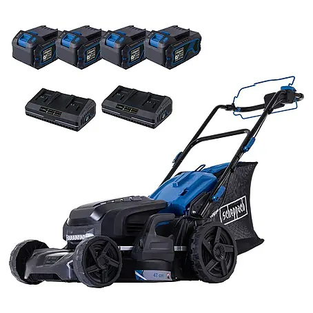 Scheppach IXES 20V Akku-Rasenmäher BC-MP470-X Set