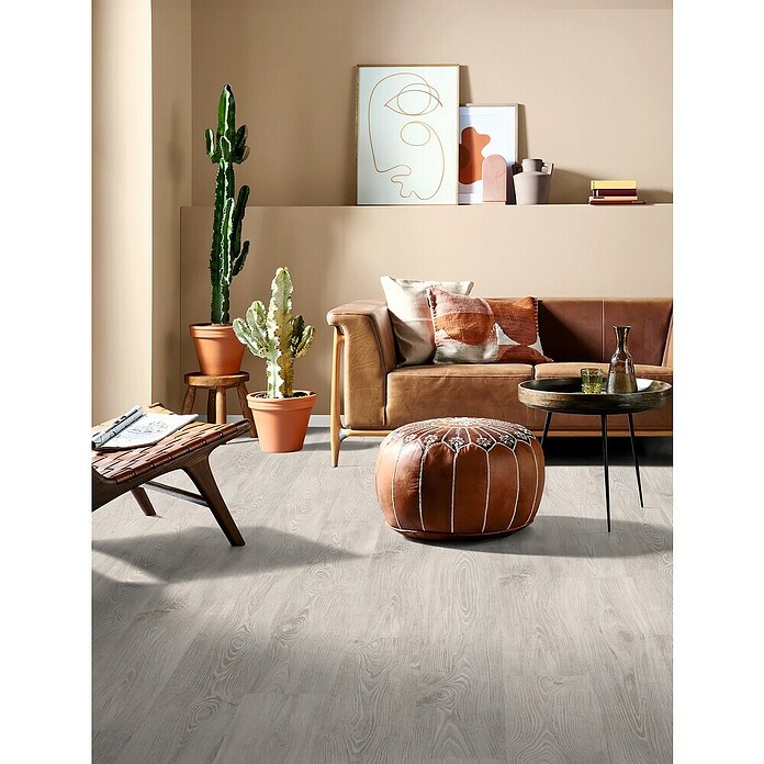 Egger Laminat NatureSense Girona Kastanie weiß (Girona Kastanie weiss, Landhausdiele, 1 292 x 193 x 8 mm) | BAUHAUS