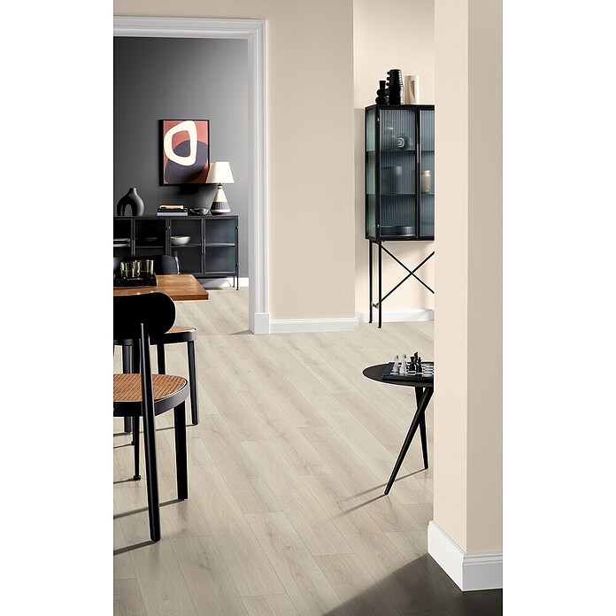 Egger Laminat NatureSense Elton Eiche weiß (Elton Eiche weiss, Landhausdiele, 1 292 x 193 x 8 mm) | BAUHAUS