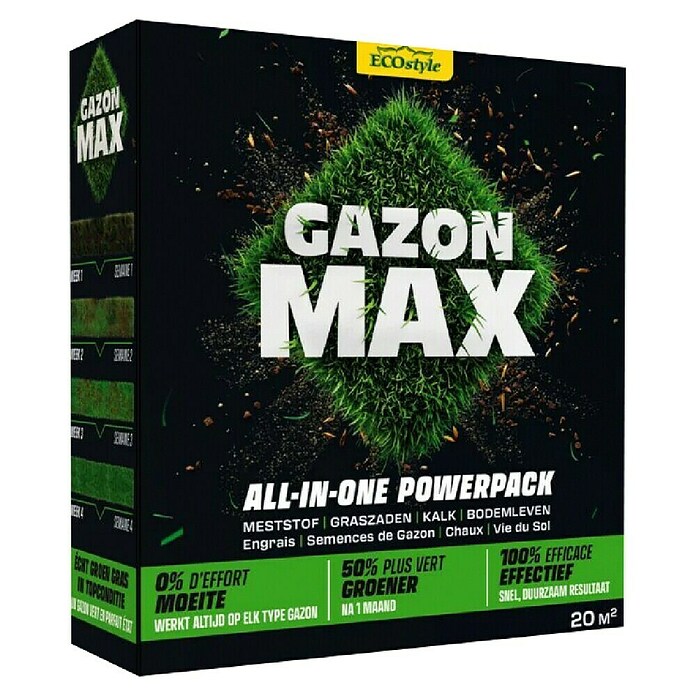 ECOstyle Gazonmest GazonMax (1 kg, 20 m²) | BAUHAUS
