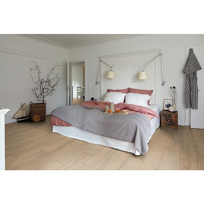 Egger Laminat NatureSense Elva Eiche natur (Elva Eiche natur, Landhausdiele, 1 292 x 193 x 8 mm) | BAUHAUS