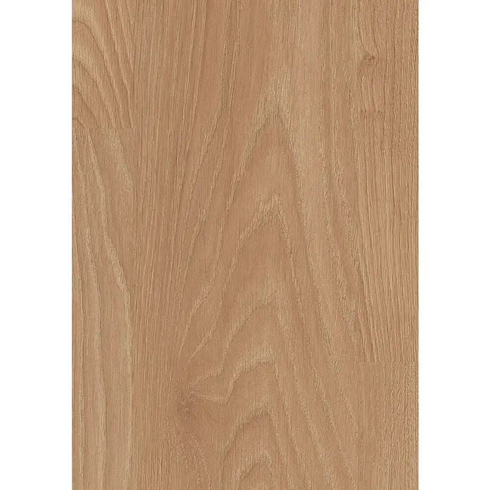 Egger Laminat NatureSense - Conway Eiche, Landhausdiele, 1.292 x 193 x 8 mm - Nahaufnahme eines natürlichen Holzfurniers mit sichtbarer Maserung und warmen Farbtönen, ideal für Möbel oder Innenausbau.