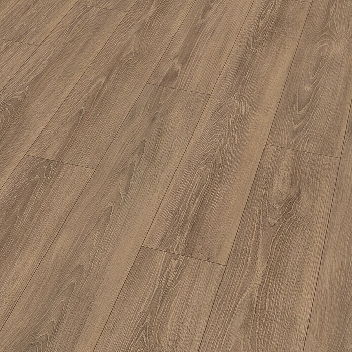 Egger Laminat NatureSense Newport Eiche braun (Newport Eiche braun, Landhausdiele, 1 292 x 193 x 8 mm) | BAUHAUS