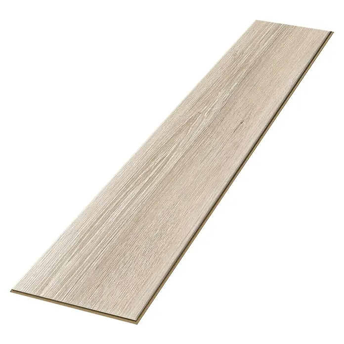 Egger Laminat NatureSense - Newport Eiche hellgrau, Landhausdiele, 1.292 x 193 x 7 mm - Helles Laminatbodenmuster mit Holzmaserung. Elegante Bodenbelagslösung für moderne Wohnräume mit authentischer Optik.