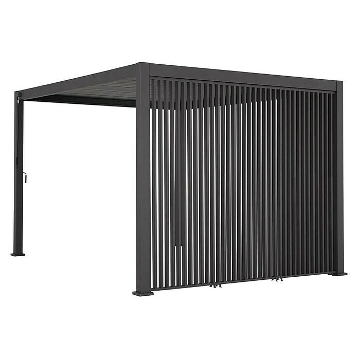 Sunfun Bočna stena za paviljon Lucca  (Š x V: 123,5 x 234 cm, Vertikalne lamele, Za paviljon Sunfun Lucca dolžine 400 cm) | 8298 - Gartenzelte/Pavillons | ICFA - Sonnenschutz | ICF - Sonnenschutz | IC - Freizeit im Garten | I - Stadtgarten | BAUHAUS