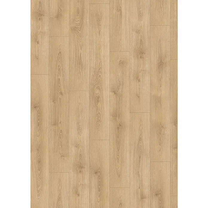 Egger Laminat NatureSense - Nord Eiche sand, Landhausdiele, 1.292 x 193 x 8 mm - Hochauflösendes Bild von hellem Holzlaminatboden, ideal für Innenarchitektur und Produktpräsentationen.