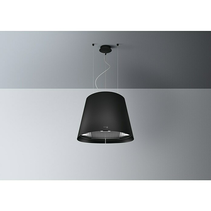 Turboair Campana para isla Gioia (Ancho: 20 cm, Máx. Potencia del ventilador en modo extracción: 580 m³/h, Negro) | BAUHAUS