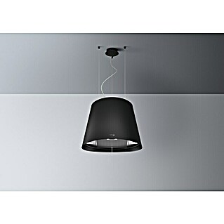 Turboair Campana para isla Gioia (Ancho: 20 cm, Máx. Potencia del ventilador en modo extracción: 580 m³/h, Negro)