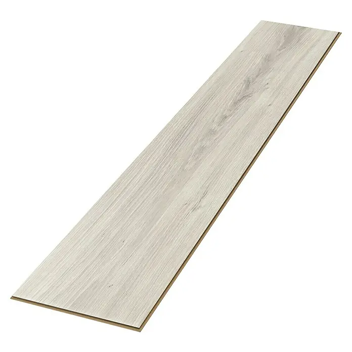Egger Laminat NatureSense - Zermatt Eiche hell, Landhausdiele, 1.292 x 193 x 7 mm - Helle Laminatdiele mit Holzstruktur. Das Laminat eignet sich gut für Wohnbereiche und ist pflegeleicht. Moderne Bodenbelagslösung.