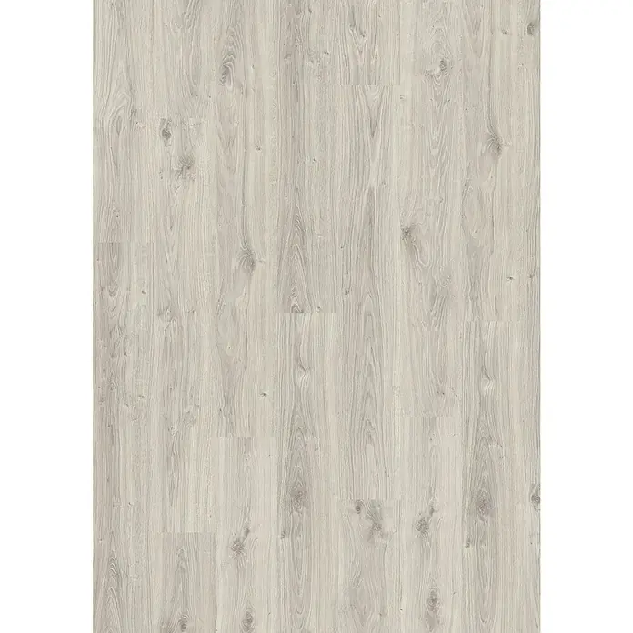Egger Laminat NatureSense - Zermatt Eiche hell, Landhausdiele, 1.292 x 193 x 7 mm - Das Bild zeigt einen hellen Holzbodenbelag mit einer feinen Maserung, ideal für ein modernes und stilvolles Interieur.