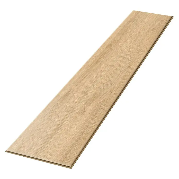 Egger Laminat NatureSense - Charlotte Eiche natur, Landhausdiele, 1.292 x 193 x 7 mm - Nahaufnahme eines Laminatbretts in hellem Holzdesign, ideal für moderne Bodenbeläge und Innenraumgestaltung.