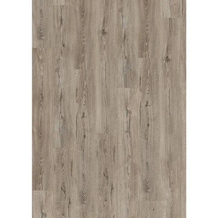 Egger Laminat NatureSense - Melba Eiche grau, Landhausdiele, 1.292 x 193 x 7 mm - Helle Holzoptik-Fliesen mit Maserung und Astlöchern. Die Fliesen sind ideal für Bodenbeläge und verleihen jedem Raum Wärme und Charakter.