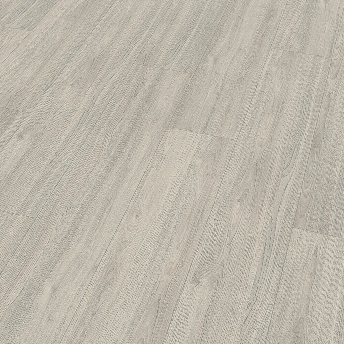 Egger Laminatmuster NatureSense (297 x 193 x 7 mm, Landhausdiele, Charlotte Eiche hellgrau) | BAUHAUS