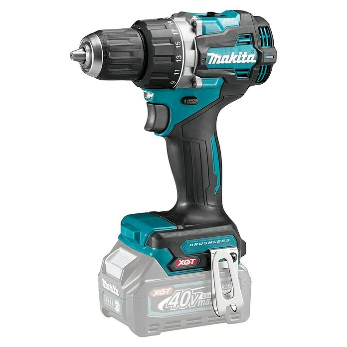Makita XGT 40V max. Akumulatorski vrtalni vijačnik DF002GZ  (40 V, Brez baterije, 64 Nm) | Akumulatorski vijačniki in vrtalniki | Vrtalniki in vijačniki | Stroji | Orodja in stroji | Izdelki | BAUHAUS