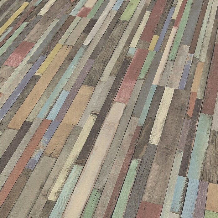 Egger Laminatmuster NatureSense (297 x 193 x 7 mm, Schiffsboden, Dimas Wood bunt) | BAUHAUS