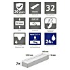 Egger Laminat NatureSense Aqua Avery Eiche grau (Avery Eiche grau, Landhausdiele, 1 292 x 193 x 10 mm) | BAUHAUS