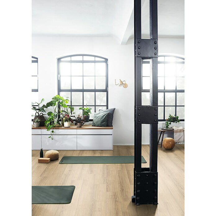 Egger Laminat NatureSense Aqua Sherman Eiche hellbraun (Sherman Eiche hellbraun, Landhausdiele, 1 292 x 193 x 10 mm) | BAUHAUS