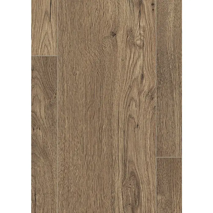 Egger Laminatmuster NatureSense Aqua - 297 x 193 x 10 mm, Landhausdiele, Olchon Eiche rauch - Hochauflösendes Bild von Holzböden mit warmer Farbpalette, das die natürliche Maserung und Textur hervorhebt, ideal für Designprojekte.