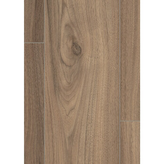 Egger Laminat NatureSense Aqua Langley Nussbaum hell (Langley Nussbaum hell, Landhausdiele, 1 292 x 193 x 8 mm) | BAUHAUS