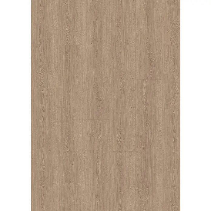 Egger Laminat NatureSense Aqua - Victoria Eiche braun, Landhausdiele, 1.292 x 246 x 8 mm - Helle Holzstruktur des Laminatbodens mit feinen Maserungen, ideal für ein natürliches und gemütliches Ambiente im Raum.