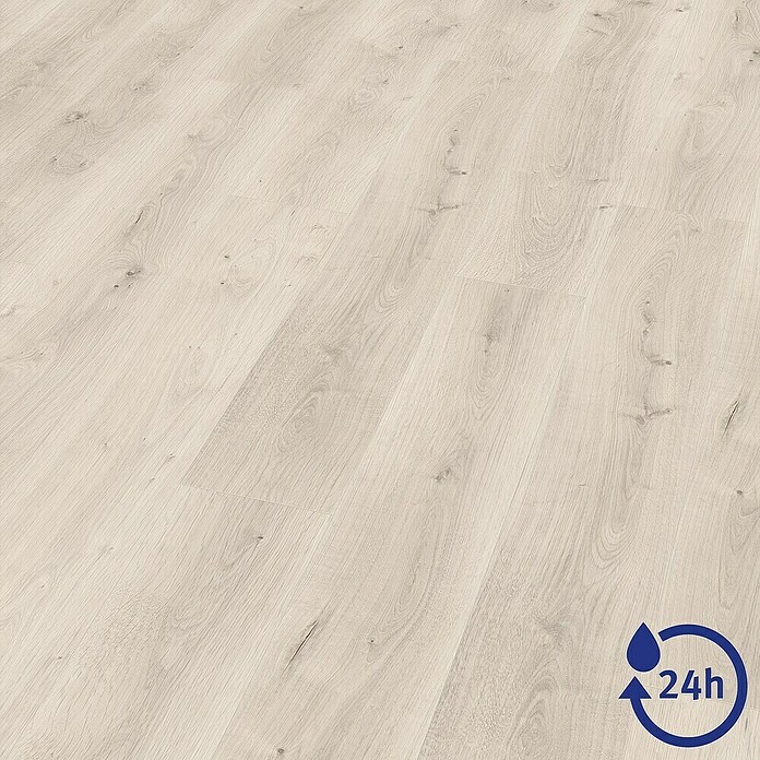 Egger Laminat NatureSense Aqua Pinot Eiche weiß (Pinot Eiche weiß, Landhausdiele, 1 292 x 193 x 8 mm) | BAUHAUS