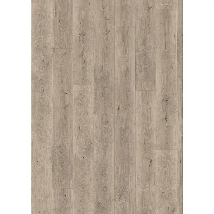 Egger Laminat NatureSense Aqua - Pinot Eiche hellgrau, Landhausdiele, 1.292 x 193 x 8 mm - Detailaufnahme eines hellen Laminatbodens mit Holzmaserung, ideal für moderne Innenräume und einfache Pflege.