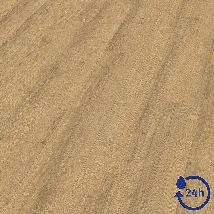 Egger Laminat NatureSense Aqua Sherman Eiche honig (Sherman Eiche honig, Landhausdiele, 1 292 x 193 x 8 mm) | BAUHAUS