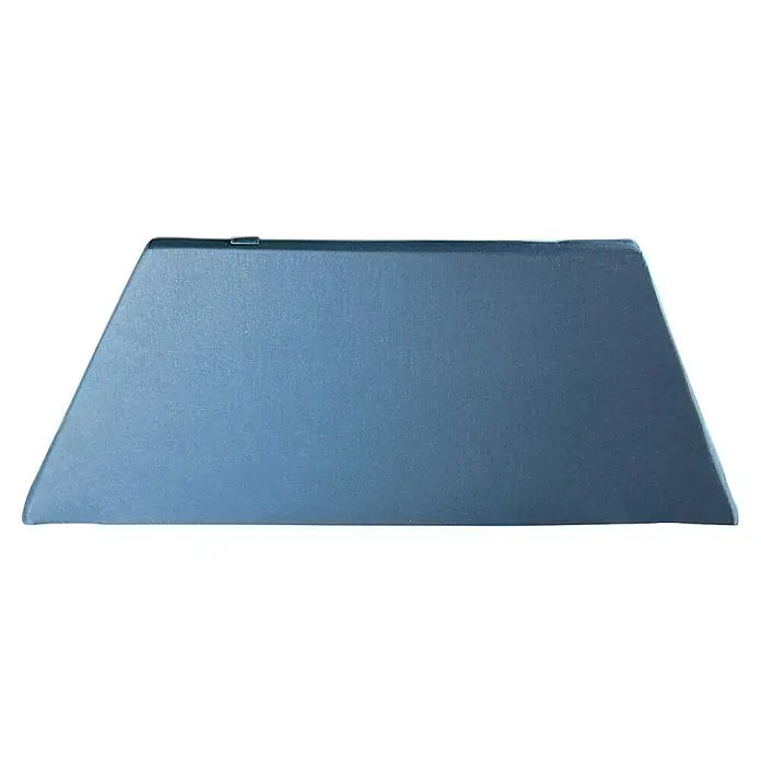 Promadino Baumbank 360° - Kiefer, Honigbraun/Blau, Mit Auflage - Blaue Tablet-Hülle im Trapezdesign, ideal für den Schutz Ihres Geräts vor Kratzern und Stößen. Stilvoll und funktional zugleich!