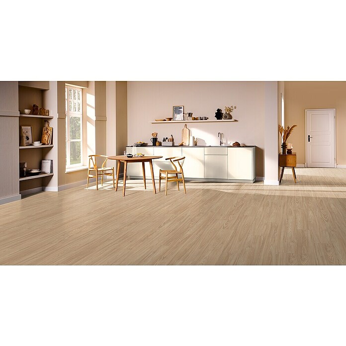 Egger Laminat NatureSense Aqua Sheffield Akacija Natur  (Rustikalen videz, 1.292 x 193 x 8 mm) | Laminat | Talne obloge | Izdelki | BAUHAUS