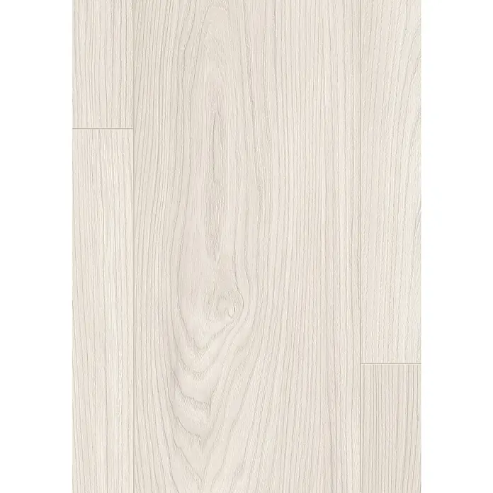 Egger Laminat NatureSense Aqua - Sheffield Akazie weiß, Landhausdiele, 1.292 x 193 x 8 mm - Helles Holzlaminat mit feiner Maserung. Das Laminat ist ideal für moderne Wohnräume und verleiht eine freundliche Atmosphäre.