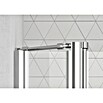Camargue Vario Eckdusche S1+S15+S3 (115 x 90 x 195 cm, Stärke: 6 mm, Silber)
