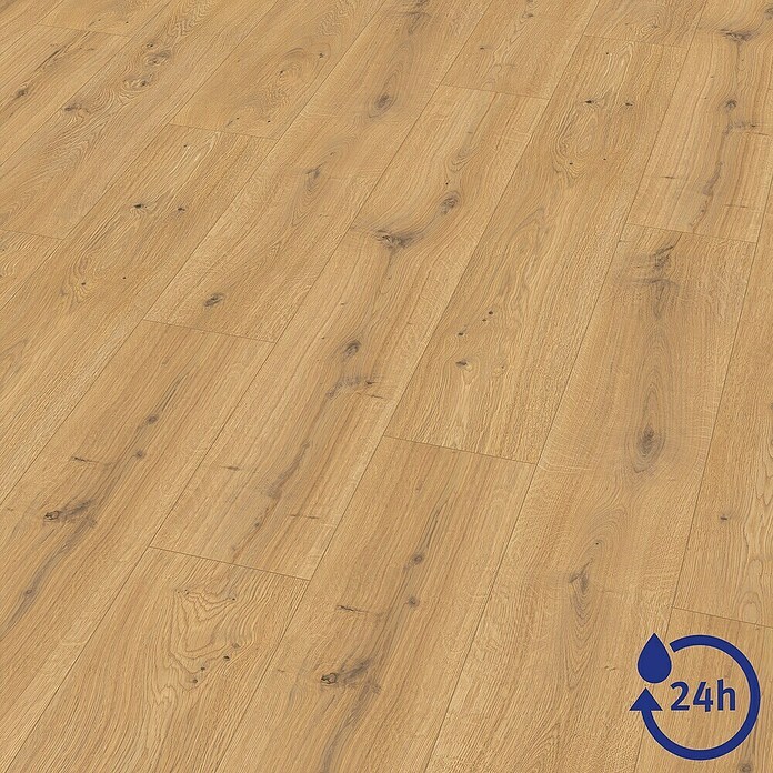 Egger Laminatmuster NatureSense Aqua (297 x 193 x 10 mm, Landhausdiele, Predaia Eiche honig) | BAUHAUS