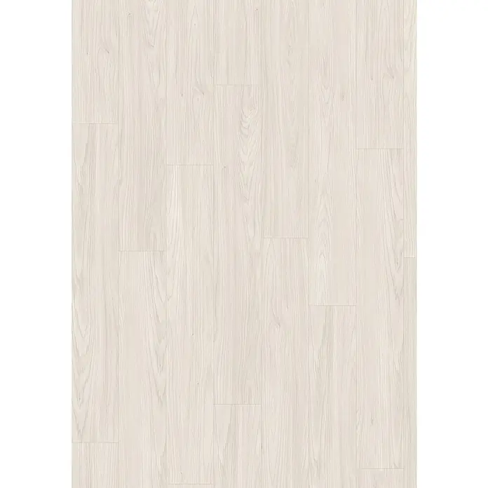 Egger Laminat NatureSense Aqua - Sheffield Akazie weiß, Landhausdiele, 1.292 x 193 x 8 mm - Helle Holzbodenfläche mit markanten Maserungen, die eine warme und einladende Atmosphäre schaffen. Ideal für moderne und klassische Einrichtungen.